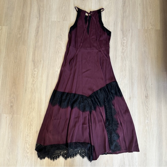 Moulinette Soeurs Plum and Black Dress size 6 - Picture 2 of 6